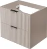 A beige bathroom vanity cabinet with two drawers. Náhled obrázku produktu