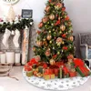 Weihnachtsbaum Decke 120 cm – Christbaumdecke mit Silbernen Produktbild-Vorschau 2