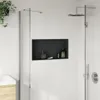 vidaXL Sprchová vanička matná čierna 62x32x9 cm nerezová Náhľad obrázku produktu 3