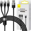 Baseus StarSpeed 3in1 USB-Kabel, USB-C / Lightning / Micro, Produktbild-Vorschau 19