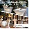 CASARIA® Stehtisch Klappbar 110cm Hoch Rund Ø 60cm Outdoor Produktbild-Vorschau 7