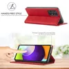 Galaxy A72 Hülle, Standfunktion Kartenfach Wallet Leder Produktbild-Vorschau 3