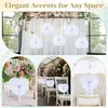 Fächer Hochzeit 60 Stück Handfächer Weiß Hochzeitsfächer Produktbild-Vorschau 4