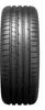 A close-up, studio shot of a car tire, viewed from the tread. Náhled obrázku produktu