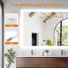 Puluomis badspiegel met verlichting, anti-condens, 100x80 Productafbeelding-voorbeeld 5