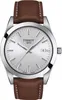 Tissot Gentleman 40 mm Quarzuhr mit silbernem Zifferblatt Produktbild-Vorschau 1