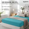 Komfortec 2er Pack Jersey Spannbettlaken 180x200 cm, 100% Produktbild-Vorschau 5