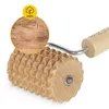 4FIZJO Holz-Massageroller – Anti-Cellulite, mit Griff für Produktbild-Vorschau 4
