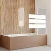ISOISL Dvierka do vane, 100x140 cm, 2-dielne, skladacie Náhľad obrázku produktu 6