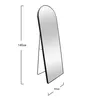HOMLA ELORA Standspiegel schwarz B = 50 cm H = 140 cm Produktbild-Vorschau 5