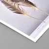 Poster - Poster ohne Rahmen - Zwei Federn Flieder - 30x30 Produktbild-Vorschau 2