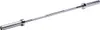 A silver barbell on a white background. Podgląd zdjęcia produktu