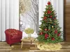 Geschmückter künstlicher weihnachtsbaum mit 106 Stk Kugeln Produktbild-Vorschau 2