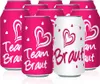 Oblique Unique Braut + Team Braut Dosen Flaschen Sticker 10 Produktbild-Vorschau 1