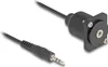 Delock D-Typ Kabel 3,5 mm 3 Pin Klinkenstecker zu Buchse Produktbild-Vorschau 1