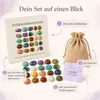 Affirmationssteine Set 24 Edelsteine – Achtsamkeit Geschenk Produktbild-Vorschau 2