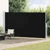 VidaXL Boční markýza, výsuvná, 200 x 514 cm, černá Náhled obrázku produktu 2