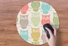 MuchoWow® Mauspad Mousepad Muster - Eule - Vögel 50x50 cm - Produktbild-Vorschau 3