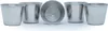 Intirilife 5x gobelets empilables en acier inoxydable de 55 Voir les images du produit 1
