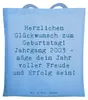 Mr. & Mrs. Panda Shopping Tasche Spruch 2003 Geburtstag - Produktbild-Vorschau 1