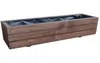 Blumenkasten Holz 90 cm lang – Balkon Pflanzkasten Produktbild-Vorschau 1
