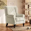 HOMCOM Einzelsessel mit Tufting Relaxsessel Einzelstuhl Produktbild-Vorschau 2