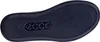The bottom view of a dark blue sneaker sole with the Ecco logo embossed in the center. Podgląd zdjęcia produktu