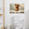 MuchoWow® - Leinwandbilder - Hund - Bad - Tiere - Produktbild-Vorschau 3