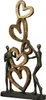 Gilde Skulptur, "Herz auf Herz", Herzmotiv, Paarmotiv, Podgląd zdjęcia produktu 5