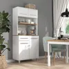 Küchenbuffet Vicco Pure Weiß/Artisan-Eiche 80.2 x 177 cm, Produktbild-Vorschau 3