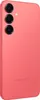 A close-up, angled view of the back of a coral red Samsung smartphone, showing the camera array and the embossed Samsung logo. Anteprima dell’immagine prodotto