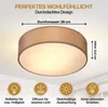 MONZANA® Deckenlampe Stoff Wohnzimmer Schlafzimmer E27 Produktbild-Vorschau 4