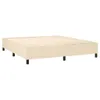 The Living Store Boxspringbett mit Matratze Creme 180x200 Produktbild-Vorschau 4