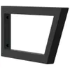 vidaXL Supports de lavabo 2 pcs. noir trapézoïdal acier Voir les images du produit 4