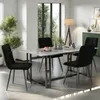 UnboxG Set de 4 chaises de salle à manger avec dossier, Voir les images du produit 1
