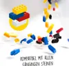 Simba Blox Eimer 700, 8er Steine Bunt in Dose, Bausteine, Anteprima dell’immagine prodotto 7