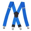Hosenträger X-Form, Serie X, Blau, 120x5 cm, 4 Clips mit Produktbild-Vorschau 2