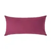 HOMESCAPES Kopfkissenbezug Fadendichte 200 Bordeaux, 40 x Produktbild-Vorschau 1