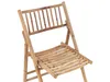 BELIANI Balkonset Hellbraun Bambusholz Tisch Rund 57 cm mit Produktbild-Vorschau 9