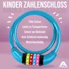 Kabelschloss / Zahlenschloss - Blue - 650mm Produktbild-Vorschau 2