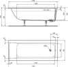 IDEAL STANDARD T361701 Connect Air vana ve tvaru těla, Náhled obrázku produktu 2