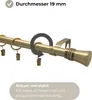 LOFT 140 cm Einzelne Gardinenstange 19 mm aus Metall mit Produktbild-Vorschau 2