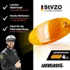 4x Speichenreflektoren Extra Verstärkt Stahlclips Orange Produktbild-Vorschau 2
