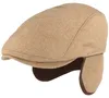 Göttmann Schiebermütze aus edlem Kaschmir mit Ohrenschutz in beige