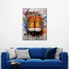 Schuhe Splash Street Art Leinwandbild Wandbild Dekoration Produktbild-Vorschau 2