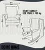 DomoHome Relaxsessel Armlehnensessel Armlehnen Produktbild-Vorschau 5