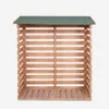 Gartenholzlegekamin Holztragenhaus im Freien 116x65x123cm Produktbild-Vorschau 2