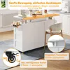 Küchenwagen mobil mit klappbarer Arbeitsplatte, 120 x 42 x Produktbild-Vorschau 5