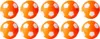 Robertson Kickerbälle 10er Set Winspeed orange/weiß Produktbild-Vorschau 4
