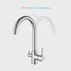Cecipa 3-in-1 Küchenarmatur Chrom, Wasserhahn mit Produktbild-Vorschau 3